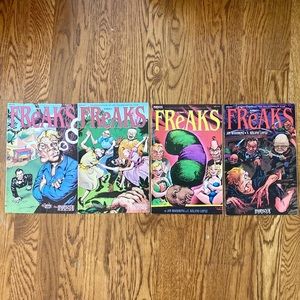RARE Freaks Comics Complete Set